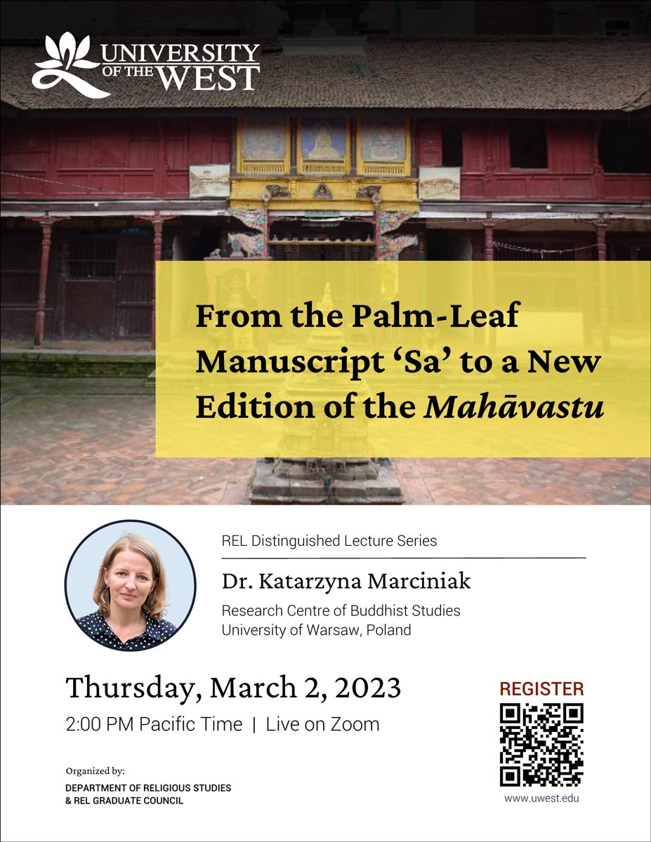 From the Palm-leaf Manuscript ‘Sa’ to a New Edition of the Mahāvastu
