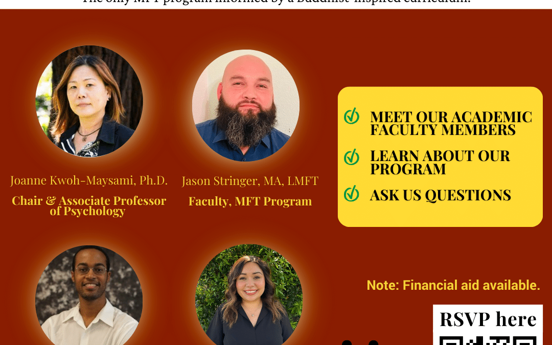 FREE INFOSESSION – Master of Arts in Psychology (Marriage & Family Therapy)