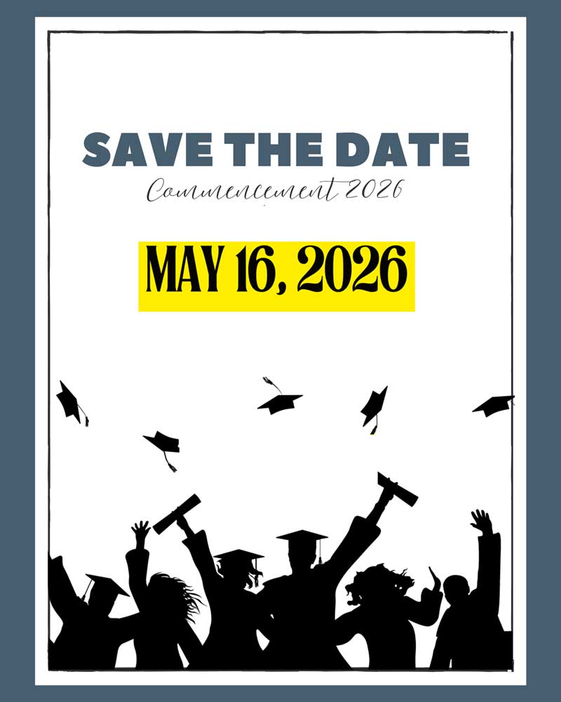 common-ground UWest Commencement with Graduation Caps